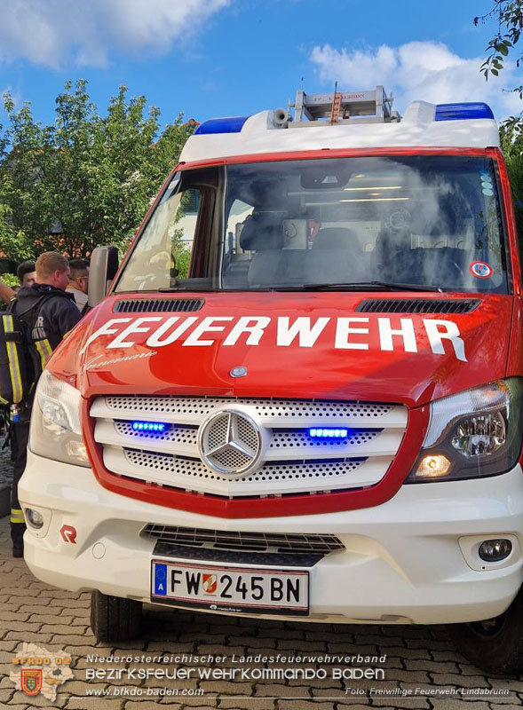 20250805_Rasche Entwarnung nach alarmierten Kellerbrand in Lindabrunn/Enzesfeld Foto: Freiwillige Feuerwehr Lindabrunn 20250805_Rasche Entwarnung nach alarmierten Kellerbrand in Lindabrunn/Enzesfeld Foto: Freiwillige Feuerwehr Lindabrunn