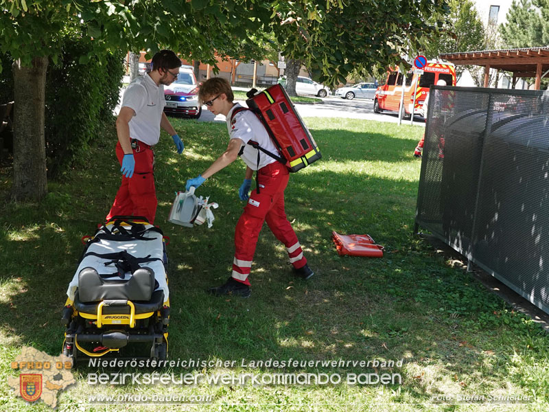 20250808_Alarmierter Brand in Kottingbrunner Wohnhausanlage Foto: Stefan Schneider BFK BADEN 20250808_Alarmierter Brand in Kottingbrunner Wohnhausanlage Foto: Stefan Schneider BFK BADEN