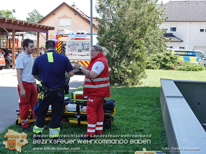 20250808_Alarmierter Brand in Kottingbrunner Wohnhausanlage Foto: Stefan Schneider BFK BADEN 20250808_Alarmierter Brand in Kottingbrunner Wohnhausanlage Foto: Stefan Schneider BFK BADEN