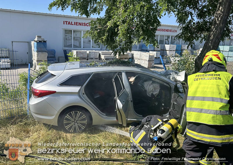 20250819_Verkehrsunfall auf der B17 zwischen Oeynhausen und Günselsdorf Foto: Freiwillige Feuerwehr Oeynhausen 20250819_Verkehrsunfall auf der B17 zwischen Oeynhausen und Günselsdorf Foto: Freiwillige Feuerwehr Oeynhausen