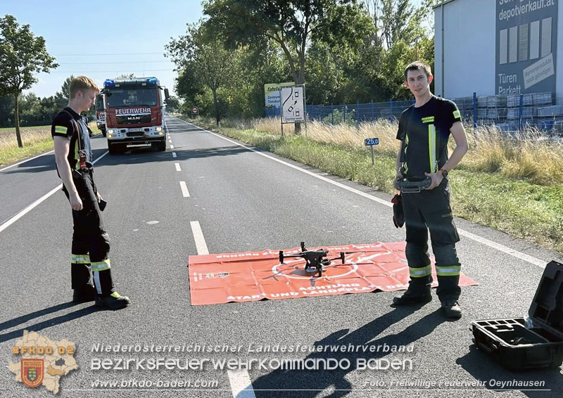20250819_Verkehrsunfall auf der B17 zwischen Oeynhausen und Günselsdorf Foto: Freiwillige Feuerwehr Oeynhausen 20250819_Verkehrsunfall auf der B17 zwischen Oeynhausen und Günselsdorf Foto: Freiwillige Feuerwehr Oeynhausen