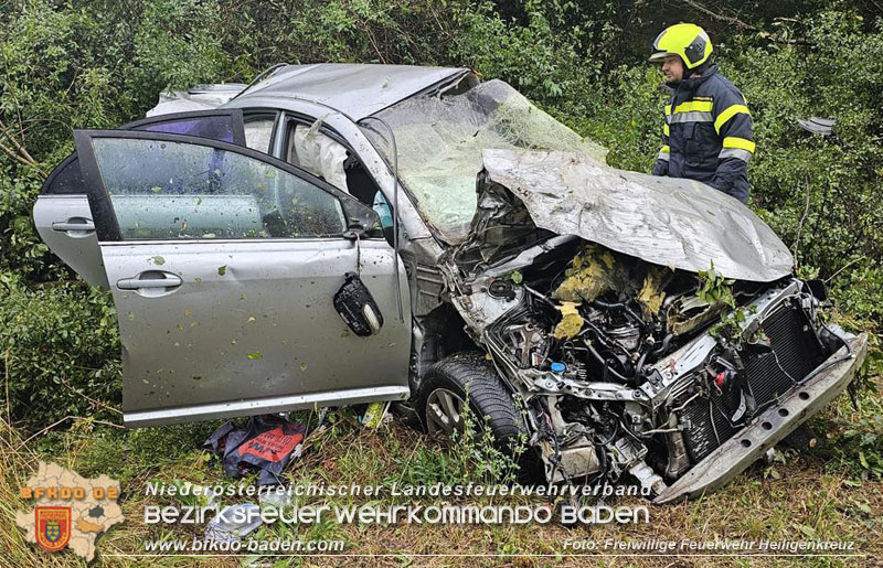 20250831_Schwerer Verkehrsunfall A21 zwischen Heiligenkreuz und Mayerling  Foto: FF Heiligenkreuz