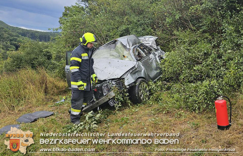 20250831_Schwerer Verkehrsunfall A21 zwischen Heiligenkreuz und Mayerling  Foto: FF Heiligenkreuz