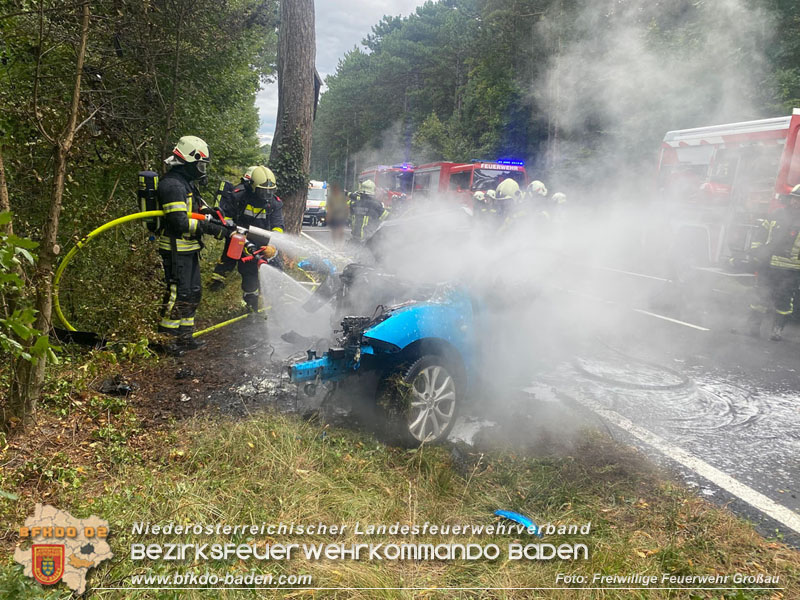 20250831_Tragischer Verkehrsunfall mit tödlichem Ausgang auf der B212 Foto: FF Großau 20250831_Tragischer Verkehrsunfall mit tödlichem Ausgang auf der B212 Foto: FF Großau