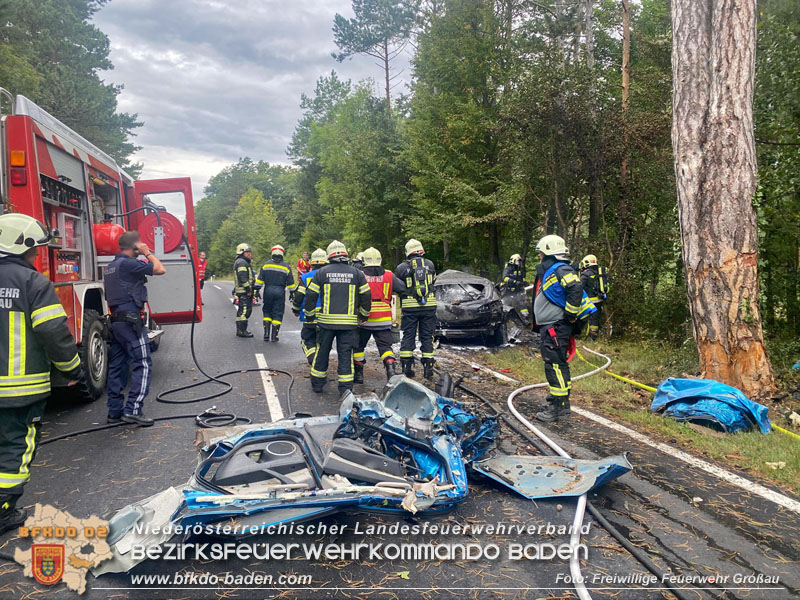 20250831_Tragischer Verkehrsunfall mit tödlichem Ausgang auf der B212 Foto: FF Großau 20250831_Tragischer Verkehrsunfall mit tödlichem Ausgang auf der B212 Foto: FF Großau