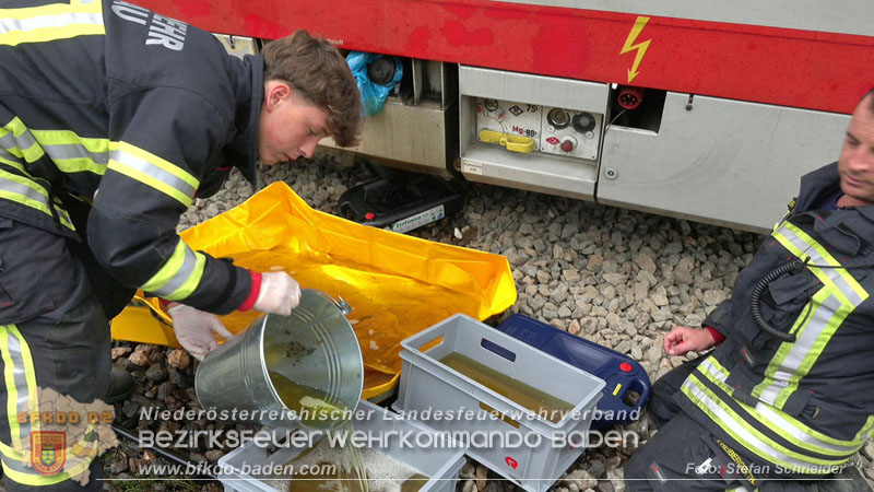 20250902_Pkw kollidiert mit Triebwagen der Aspangbahn in Guenselsdorf Foto: Stefan Schneider BFKDO BADEN
