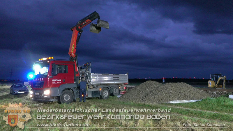 20250902_Pkw kollidiert mit Triebwagen der Aspangbahn in Guenselsdorf Foto: Stefan Schneider BFKDO BADEN