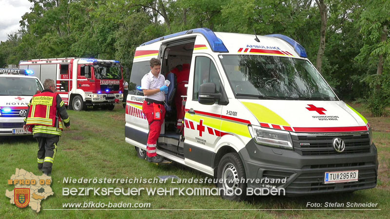 20250910_Arbeiter in Erntemaschine eingeklemmt Foto: Stefan Schneider BFKDO BADEN 20250910_Arbeiter in Erntemaschine eingeklemmt Foto: Stefan Schneider BFKDO BADEN