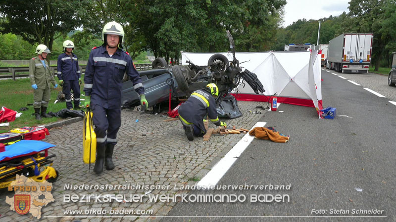 20250910_Verkehrsunfall auf der A21 mit tödlichem Ausgang Foto: Stefan Schneider BFKDO BADEN 20250910_Verkehrsunfall auf der A21 mit tödlichem Ausgang Foto: Stefan Schneider BFKDO BADEN