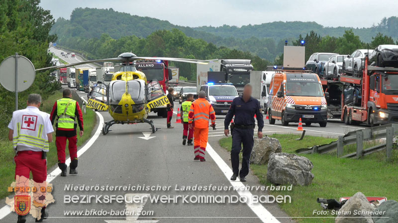 20250910_Verkehrsunfall auf der A21 mit tödlichem Ausgang Foto: Stefan Schneider BFKDO BADEN 20250910_Verkehrsunfall auf der A21 mit tödlichem Ausgang Foto: Stefan Schneider BFKDO BADEN