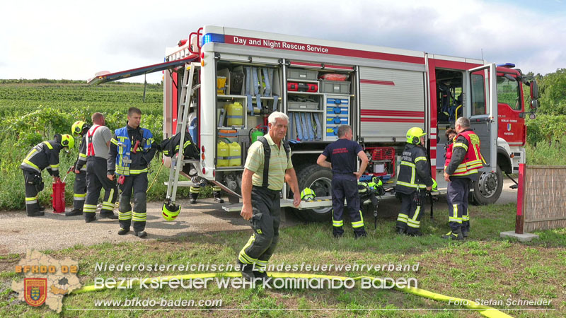 20250913_Brand eines Stromerzeugers in den Weingärten bei Pfaffstätten Foto: Stefan Schneider 20250913_Brand eines Stromerzeugers in den Weingärten bei Pfaffstätten Foto: Stefan Schneider