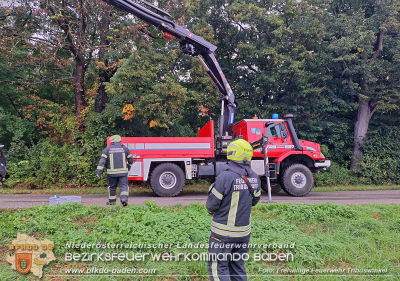 20250924_Verkehrsunfall in Tribuswinkel Leesdorferstraße Foto: FF Tribuswinkel 20250924_Verkehrsunfall in Tribuswinkel Leesdorferstraße Foto: FF Tribuswinkel