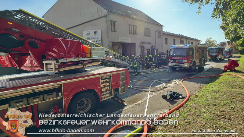 20251012_Wohnhausbrand in Schönau fordert Einsatzkräfte Foto: Stefan Schneider BFKDO BADEN