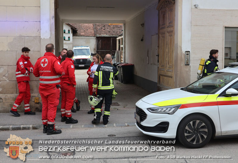 20251017_CO-Alarm in Dachgeschoßwohnung in Pottenstein  Foto: ASB Markus Hackl FF Pottenstein