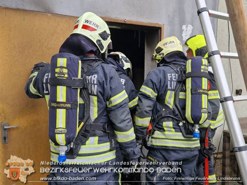 20251026_Gebäudebrand in Lindabrunn  Foto: FF Lindabrunn