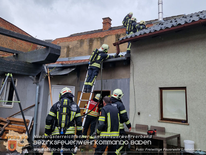 20251026_Gebäudebrand in Lindabrunn  Foto: FF Lindabrunn