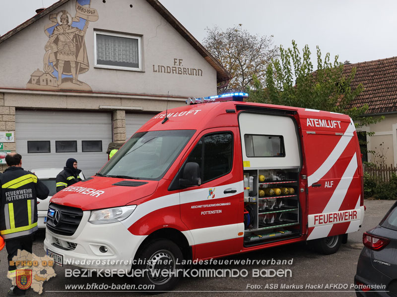20251026_Gebäudebrand in Lindabrunn  Foto: ASB Markus Hackl