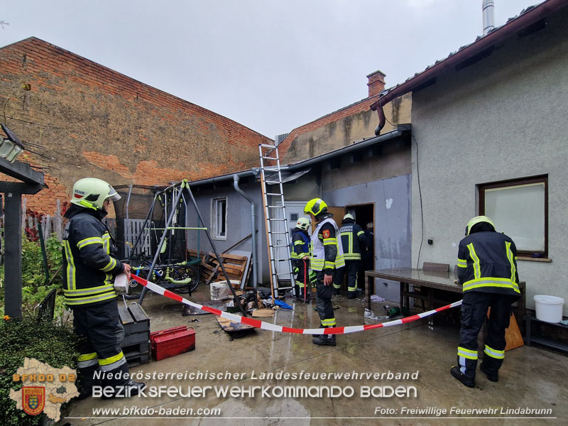 20251026_Gebäudebrand in Lindabrunn  Foto: FF Lindabrunn