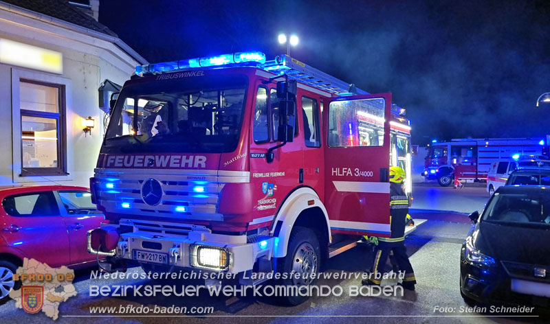 20251108_Küchenbrand in einem Restaurant in Tribuswinkel   Foto: Stefan Schneider BFKDO BADEN