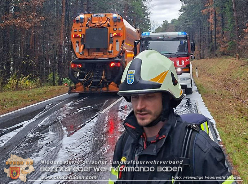 20251117_Kleintransporter geriet auf der B212 bei Großau in Brand Foto: FF Großau 20251117_Kleintransporter geriet auf der B212 bei Großau in Brand Foto: FF Großau