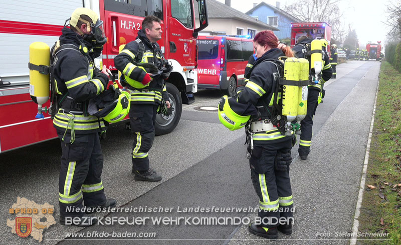 20251221_Chemische Reaktion löste Brand aus in Tattendorf Foto: Stefan Schneider BFKDO BADEN 20251221_Chemische Reaktion löste Brand aus in Tattendorf Foto: Stefan Schneider BFKDO BADEN