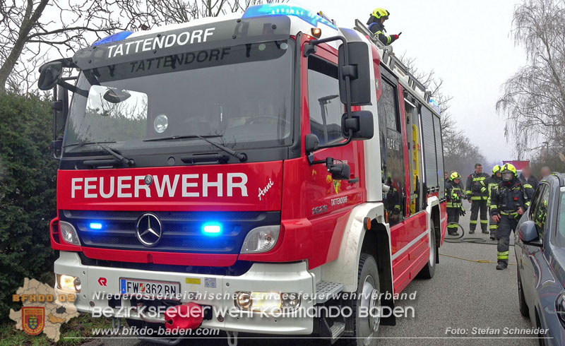 20251221_Chemische Reaktion löste Brand aus in Tattendorf Foto: Stefan Schneider BFKDO BADEN 20251221_Chemische Reaktion löste Brand aus in Tattendorf Foto: Stefan Schneider BFKDO BADEN