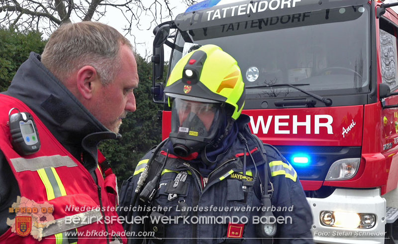 20251221_Chemische Reaktion löste Brand aus in Tattendorf Foto: Stefan Schneider BFKDO BADEN 20251221_Chemische Reaktion löste Brand aus in Tattendorf Foto: Stefan Schneider BFKDO BADEN