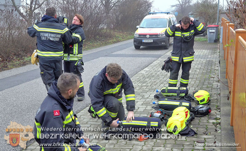20251221_Chemische Reaktion löste Brand aus in Tattendorf Foto: Stefan Schneider BFKDO BADEN 20251221_Chemische Reaktion löste Brand aus in Tattendorf Foto: Stefan Schneider BFKDO BADEN