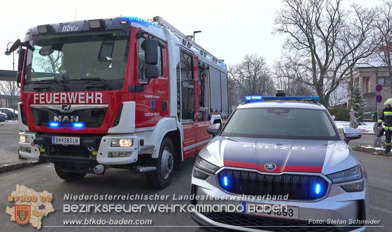 20251226_Eine verletzte Person nach Küchenbrand in Bad Vöslau  Foto: Stefan Schneider BFKDO BADEN