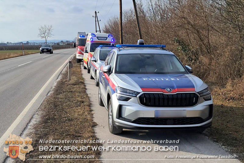 20260107_Pkw Bergung - Fahrzeug im Bachbett in Teesdorf Foto: FF Teesdorf 20260107_Pkw Bergung - Fahrzeug im Bachbett in Teesdorf Foto: FF Teesdorf