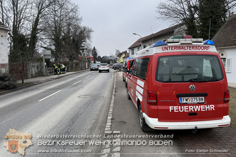 20260130_Rasche Entwarnung bei Gewässerverunreinigung in der Fischa-Dagnitz  Foto: Stefan Schneider BFKDO BADEN