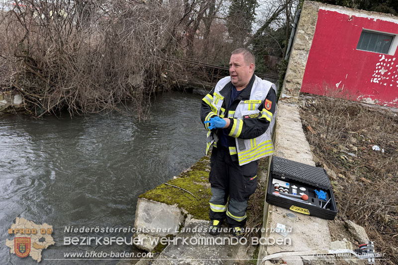 20260130_Rasche Entwarnung bei Gewässerverunreinigung in der Fischa-Dagnitz  Foto: Stefan Schneider BFKDO BADEN