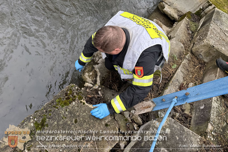 20260130_Rasche Entwarnung bei Gewässerverunreinigung in der Fischa-Dagnitz  Foto: Stefan Schneider BFKDO BADEN