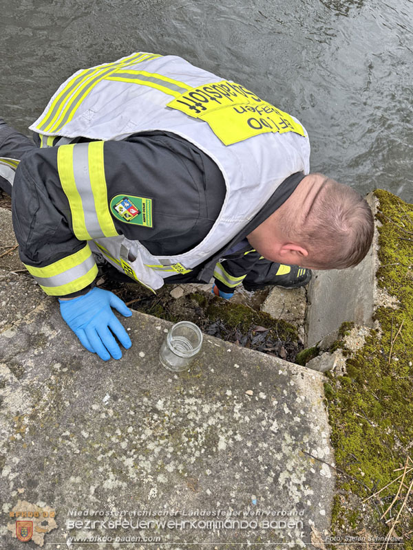 20260130_Rasche Entwarnung bei Gewässerverunreinigung in der Fischa-Dagnitz  Foto: Stefan Schneider BFKDO BADEN