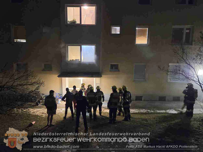 20260201_Kellerbrand in einer Wohnhausanlage in Berndorf Ortsteil Veitsau Foto: ASB Markus Hackl 20260201_Kellerbrand in einer Wohnhausanlage in Berndorf Ortsteil Veitsau Foto: ASB Markus Hackl