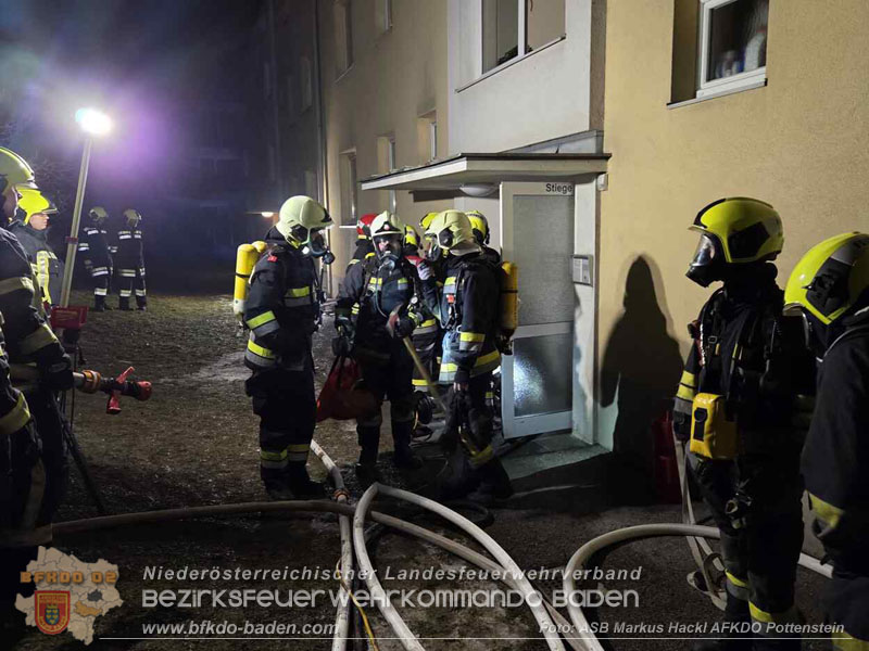 20260201_Kellerbrand in einer Wohnhausanlage in Berndorf Ortsteil Veitsau Foto: ASB Markus Hackl 20260201_Kellerbrand in einer Wohnhausanlage in Berndorf Ortsteil Veitsau Foto: ASB Markus Hackl