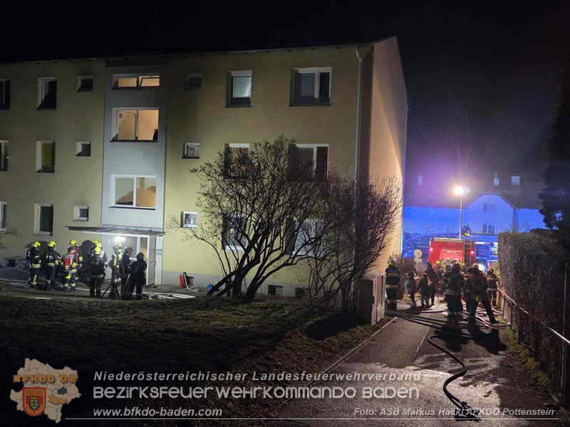 20260201_Kellerbrand in einer Wohnhausanlage in Berndorf Ortsteil Veitsau Foto: ASB Markus Hackl 20260201_Kellerbrand in einer Wohnhausanlage in Berndorf Ortsteil Veitsau Foto: ASB Markus Hackl