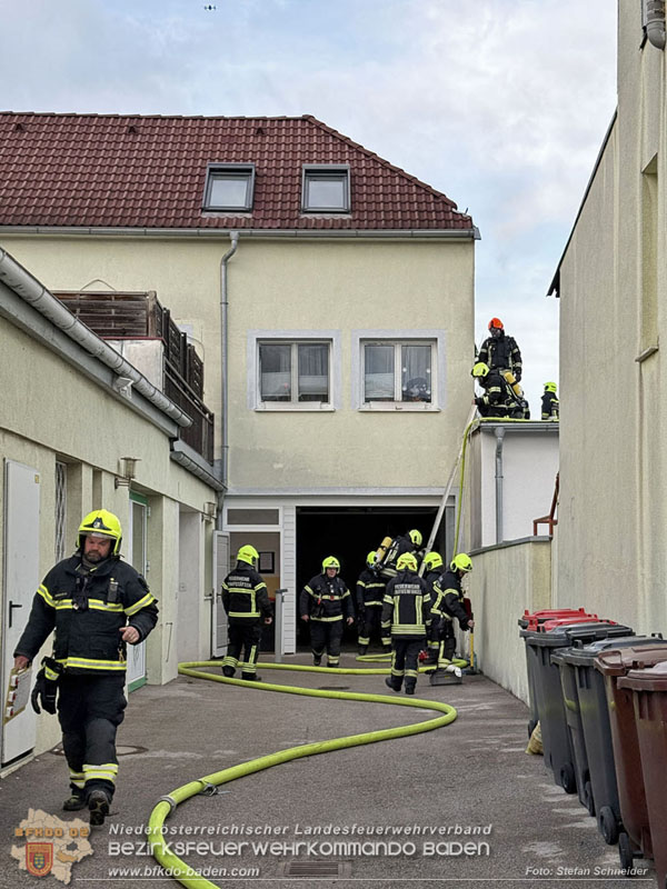 20260207_Brand im Dachbereich gerade noch rechtzeitig entdeckt in Pfaffstätten Foto: Stefan Schneider