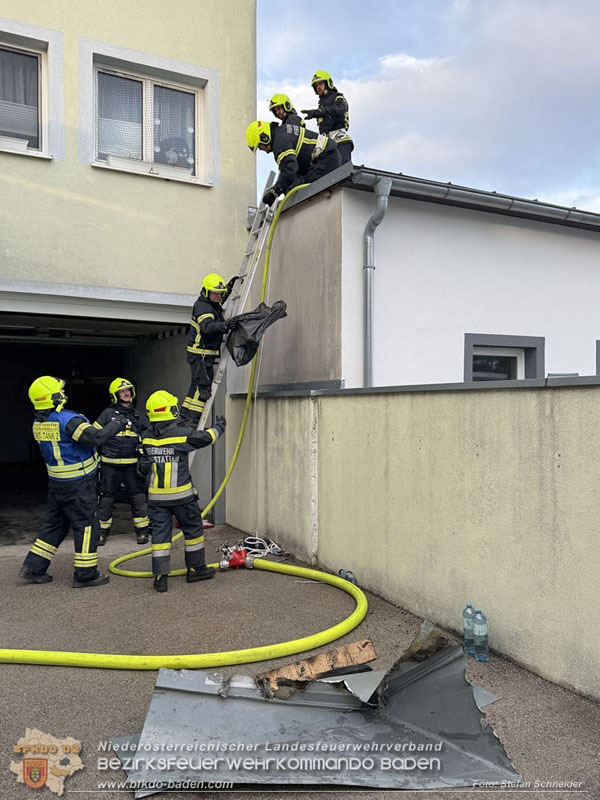 20260207_Brand im Dachbereich gerade noch rechtzeitig entdeckt in Pfaffstätten Foto: Stefan Schneider