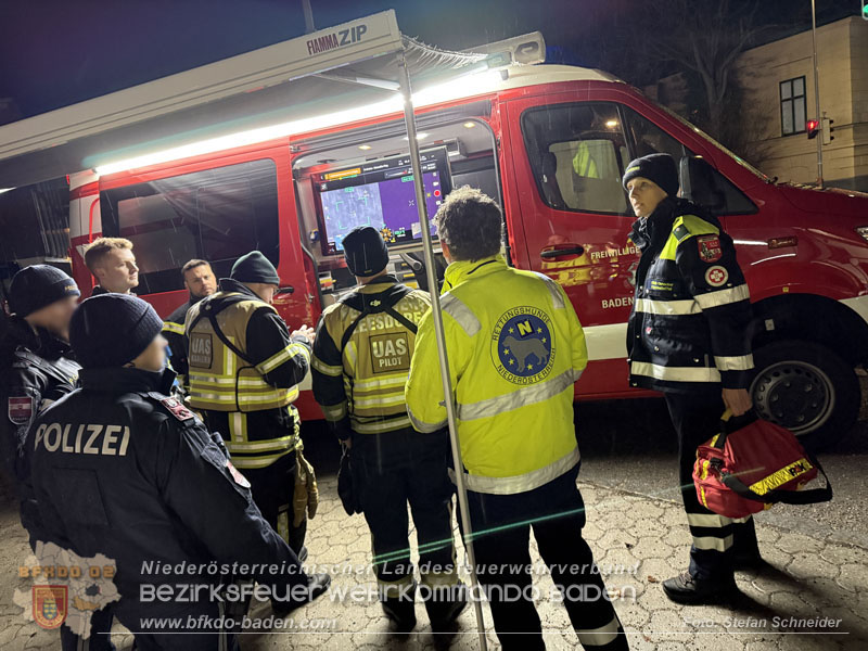 20260214_Drohneneinsatz zur Suche nach abgängiger Person in Baden Foto: Stefan Schneider BFKDO BADEN