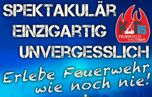 Ankünder "KAT15" des NÖ Landesfeuerwehrverbandes   Foto: © Matthias Fischer