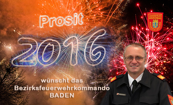 Prosit Neujahr 2016 Bezirksfeuerwehrkommando Baden