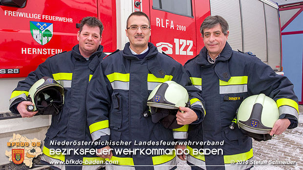 Neues Feuerwehrkommando FF Hernstein ab 2016  Foto: Stefan Schneider BFK Baden