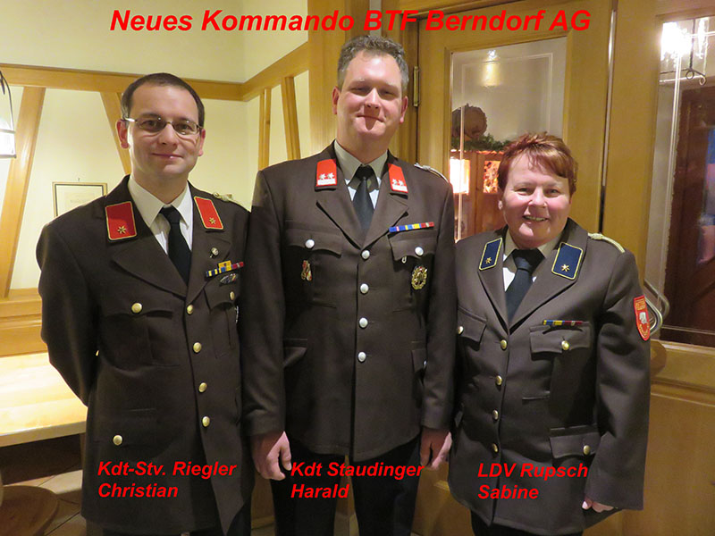 20160116 Kommandanten Neuwahlen bei der BTF Berndorf AG  Foto: © BTF Berndorf AG
