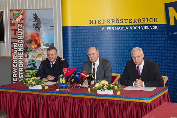 Pressekonferenz Einsatzbilanz 2015 der NÖ Feuerwehren  Foto: © Matthias Fischer NÖ LFKDO