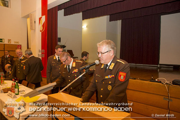 Bezirksfeuerwehrtag 2016 mit Wahlen in Schönau a.d.Triesting  Fotos: Daniel Wirth u. Stefan Schneider BFK Baden