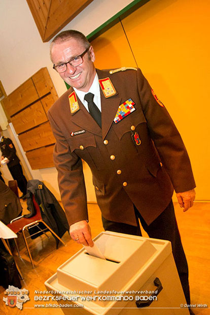 Bezirksfeuerwehrtag 2016 mit Wahlen in Schönau a.d.Triesting  Fotos: Daniel Wirth u. Stefan Schneider BFK Baden