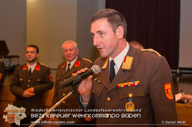 Bezirksfeuerwehrtag 2016 mit Wahlen in Schönau a.d.Triesting  Fotos: Daniel Wirth u. Stefan Schneider BFK Baden