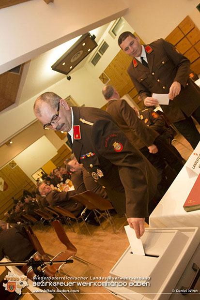 Bezirksfeuerwehrtag 2016 mit Wahlen in Schönau a.d.Triesting  Fotos: Daniel Wirth u. Stefan Schneider BFK Baden