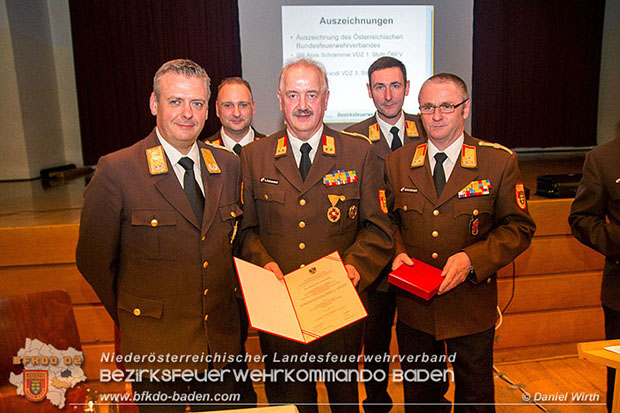 Bezirksfeuerwehrtag 2016 mit Wahlen in Schönau a.d.Triesting  Fotos: Daniel Wirth u. Stefan Schneider BFK Baden 